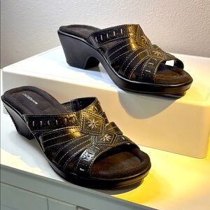 Croft & Barrow Black Women's Heeled Sandals